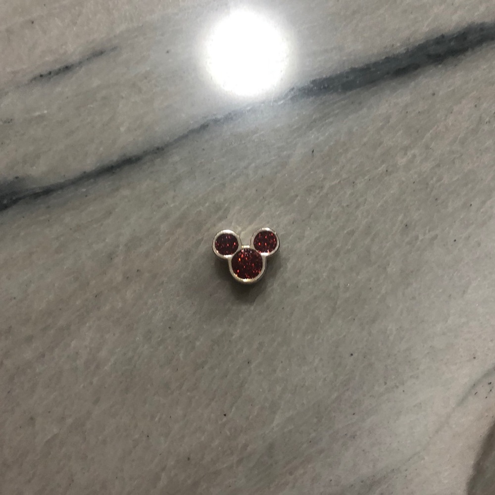 Sparkly Red Disney Mickey Charm